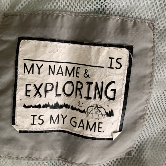 Northface windbreaker, mint green, girls 10-12. - Picture 7 of 14